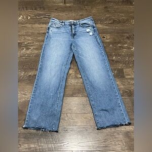 High Rise Straight Jeans
